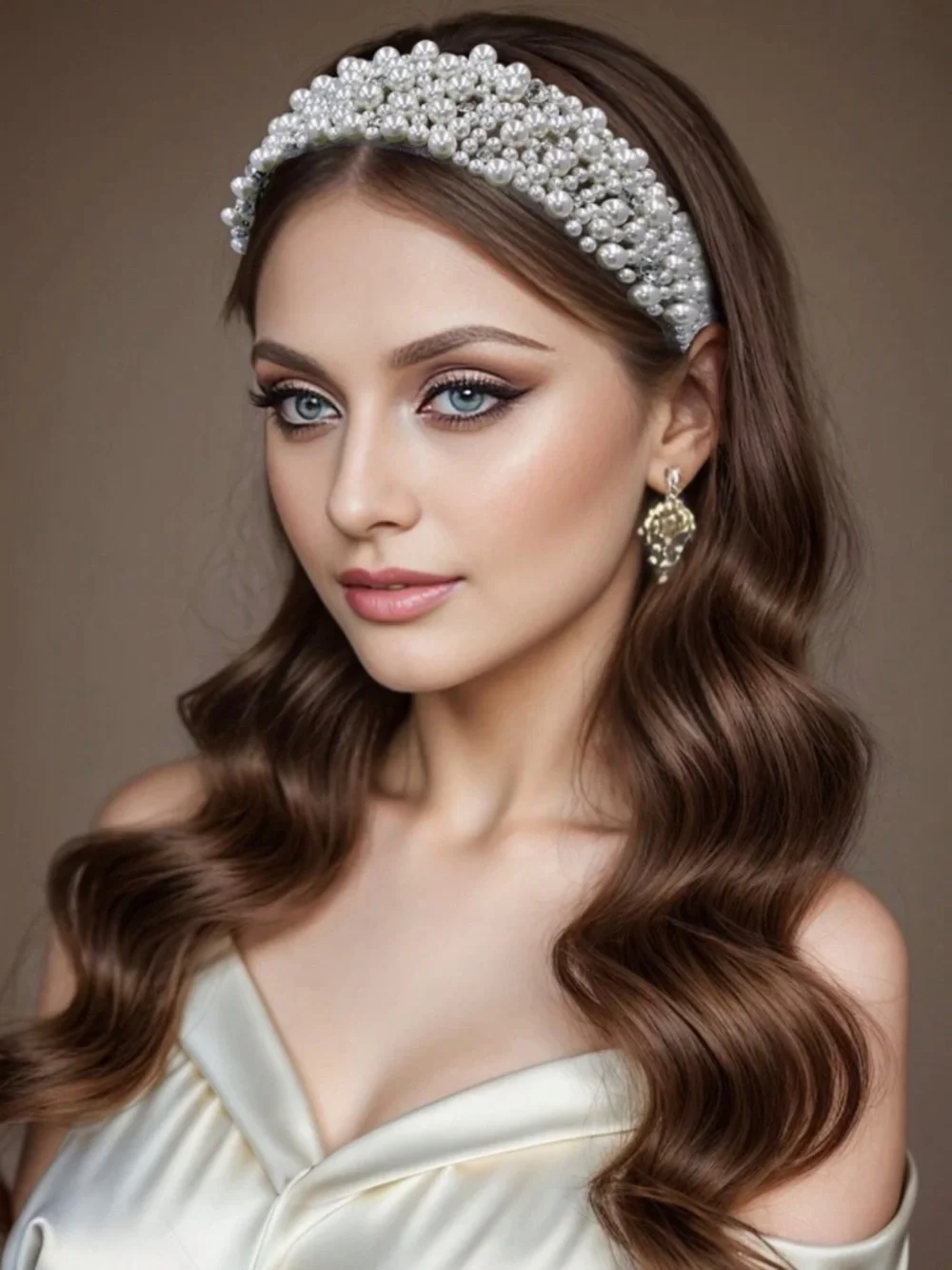 NWT ELEGANT FAUX PEARL HEADBAND LUXURIOUS ACCESSORY